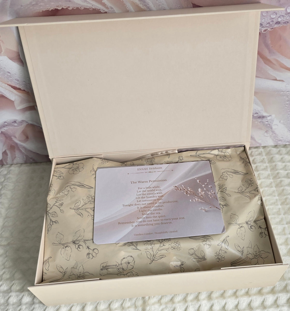 Quiet Evening Luxury Self-Care Gift Box for Her