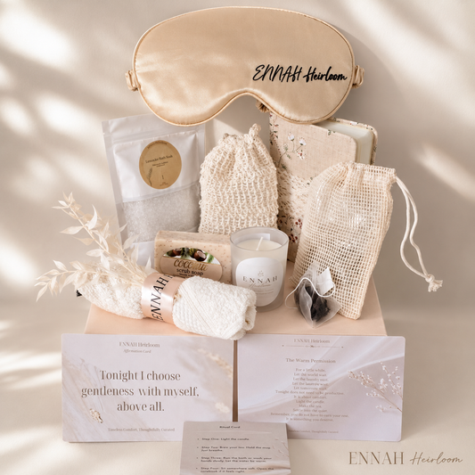 Quiet Evening Self-Care Gift Box- Rest & Restore Gift for Her