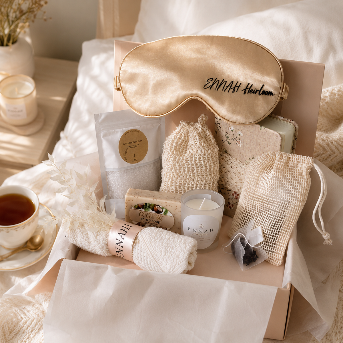 Quiet Evening Self-Care Gift Box- Rest & Restore Gift for Her