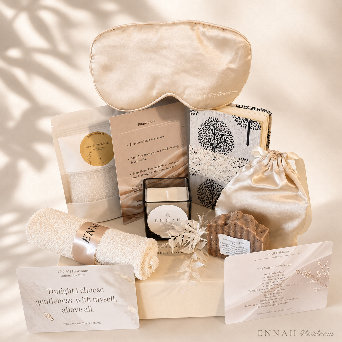 Quiet Evening Luxury Self-Care Gift Box for Her
