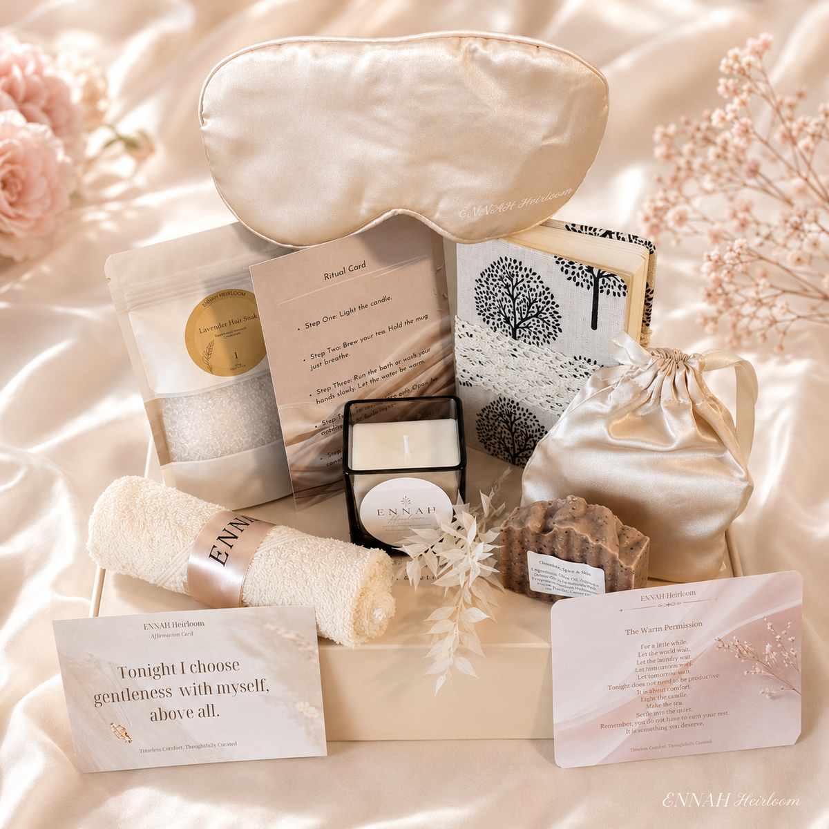 Quiet Evening Luxury Self-Care Gift Box for Her