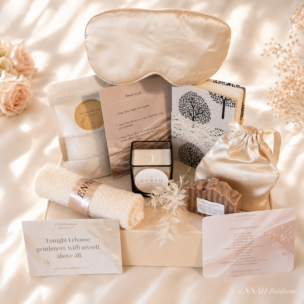 Quiet Evening Luxury Self-Care Gift Box for Her