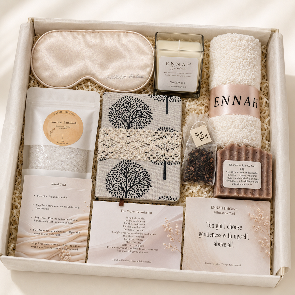 Quiet Evening Luxury Self-Care Gift Box for Her