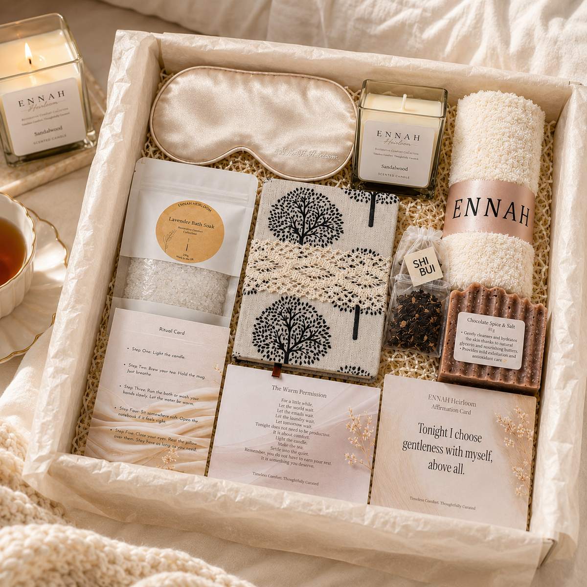 Quiet Evening Luxury Self-Care Gift Box for Her