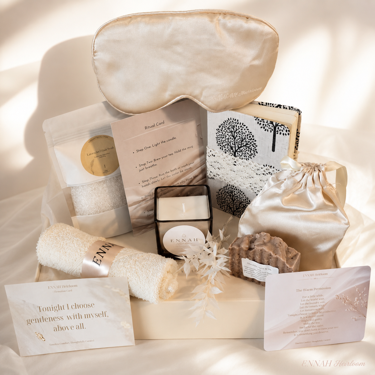 Quiet Evening Luxury Self-Care Gift Box for Her