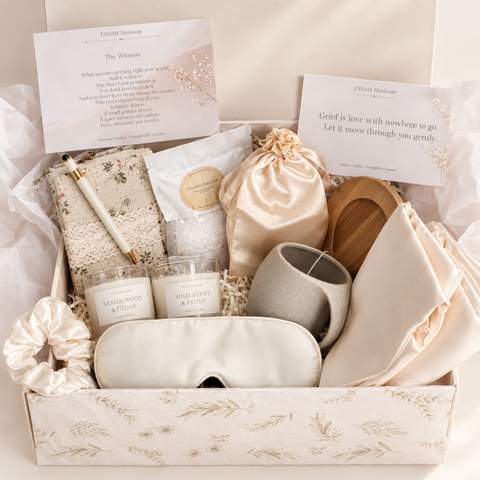 Soft Landing Bedside Comfort Gift Box – Luxury Sympathy Gift for Her