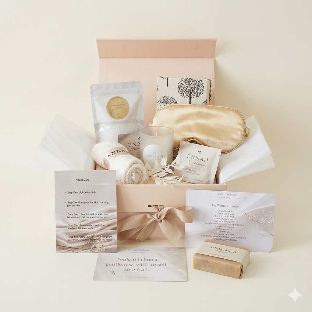 Quiet Evening Self-Care Gift Box- Rest & Restore Gift for Her