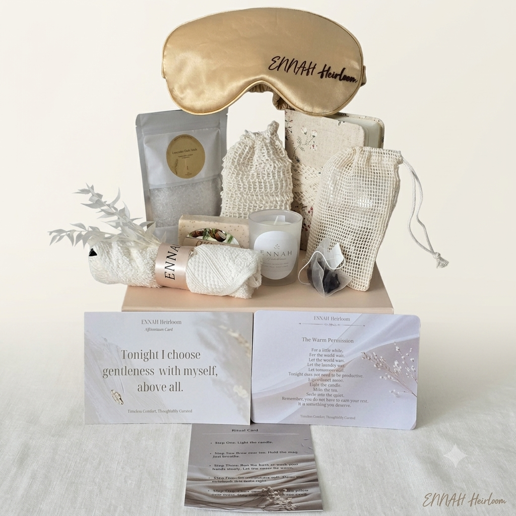 Quiet Evening Self-Care Gift Box- Rest & Restore Gift for Her