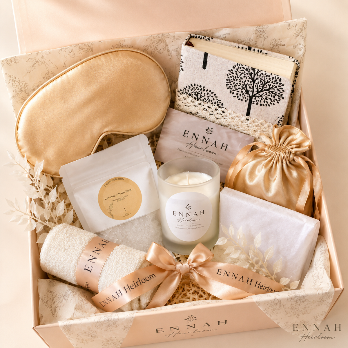 Quiet Evening Self-Care Gift Box- Rest & Restore Gift for Her