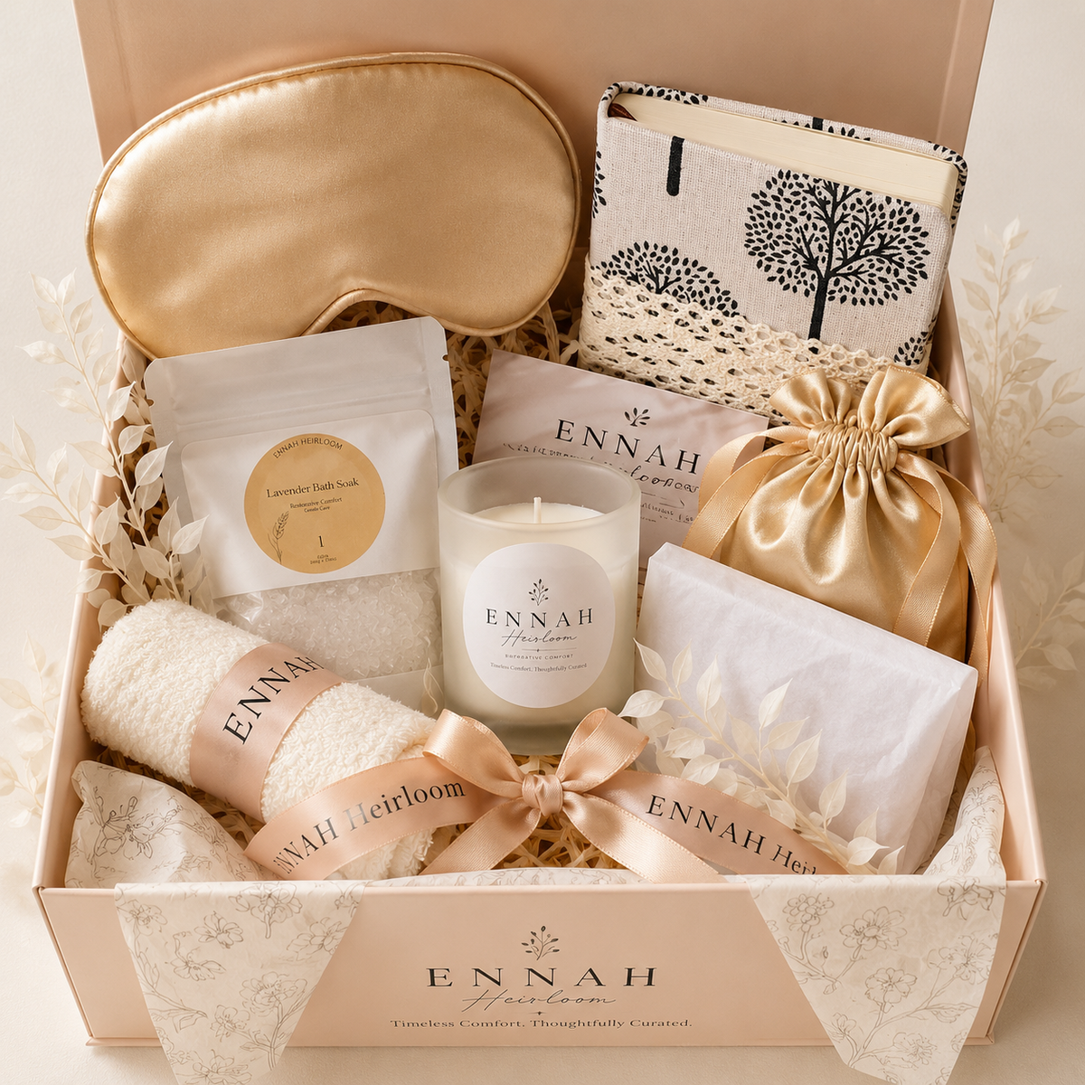 Quiet Evening Self-Care Gift Box- Rest & Restore Gift for Her