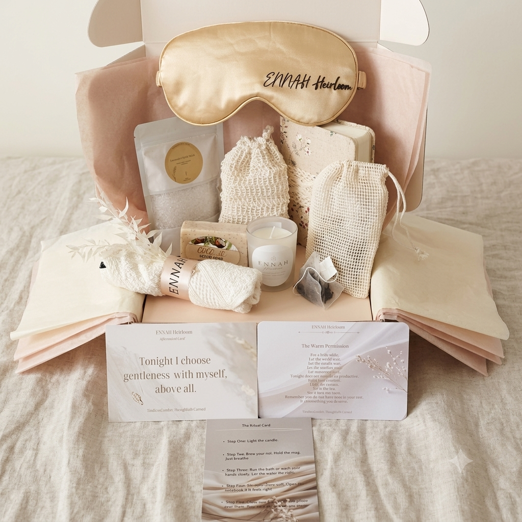 Quiet Evening Self-Care Gift Box- Rest & Restore Gift for Her