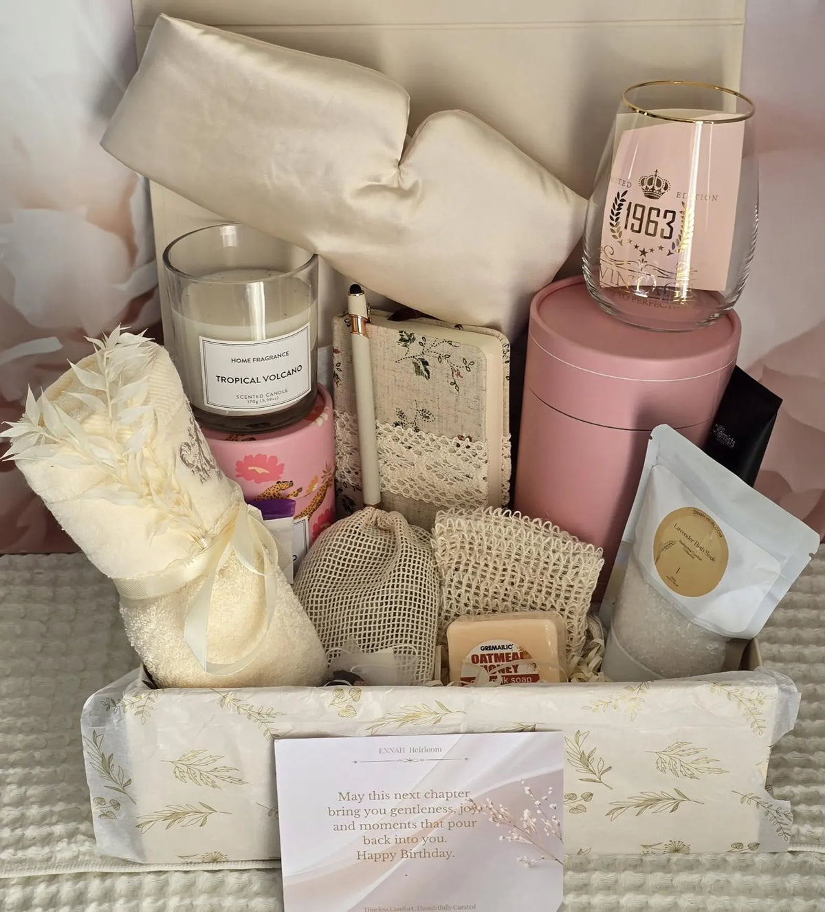 1963 Vintage Edition Birthday Gift Box – Luxury Pamper Gift for Her