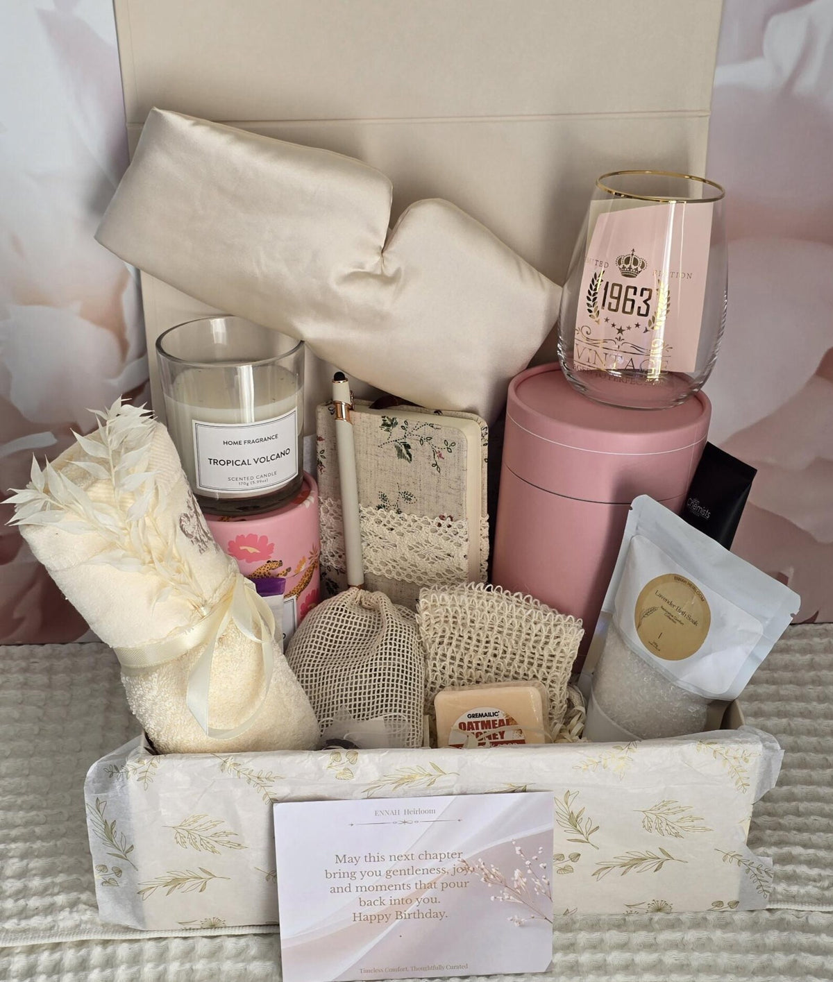 1963 Vintage Edition Birthday Gift Box – Luxury Pamper Gift for Her
