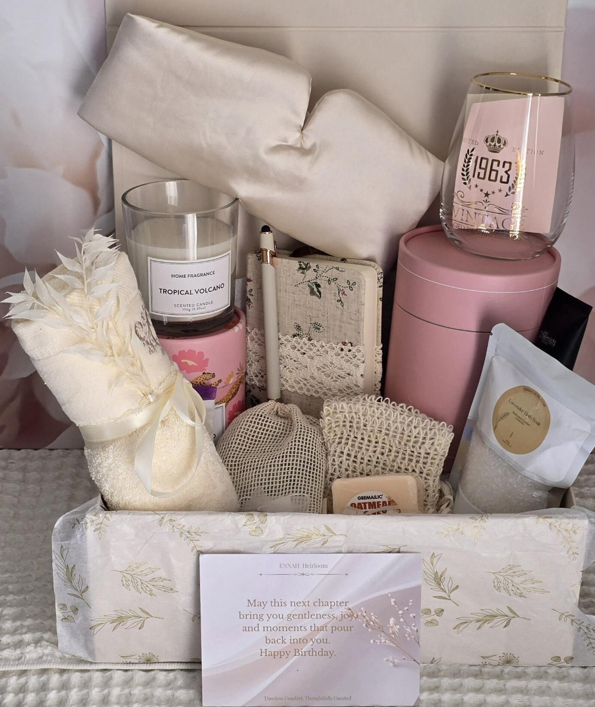 1963 Vintage Edition Birthday Gift Box – Luxury Pamper Gift for Her