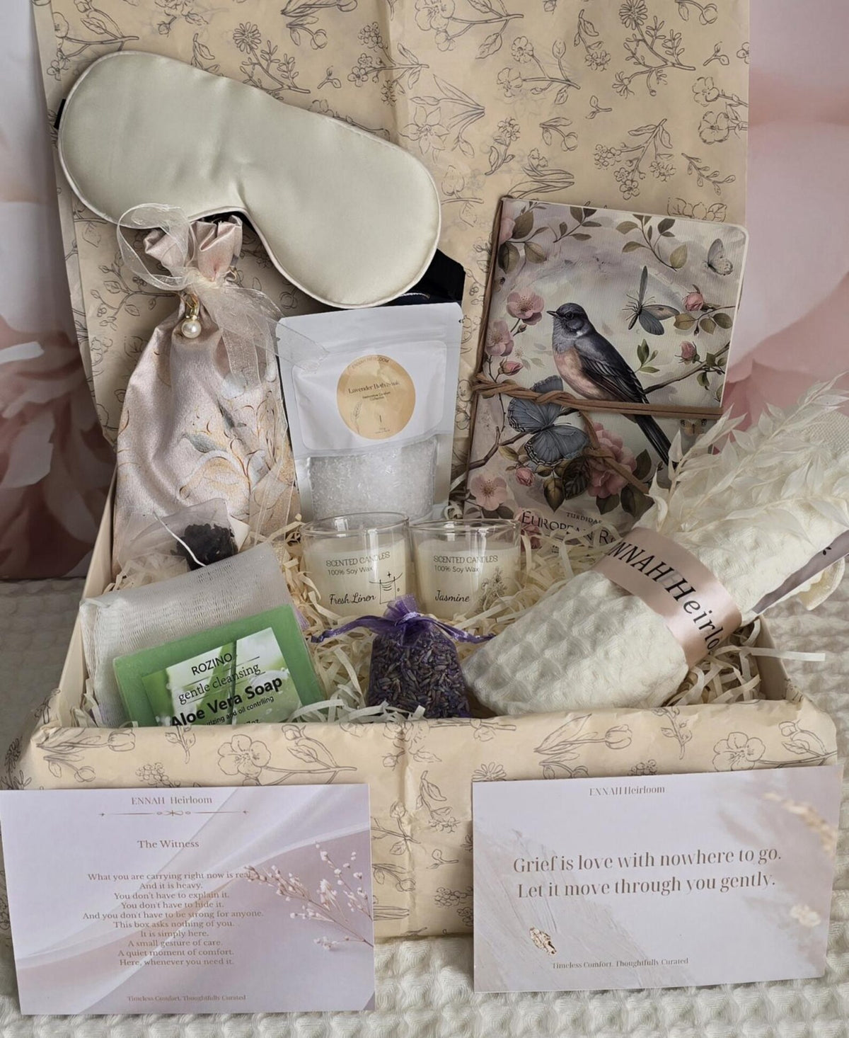 The Witness Sympathy Gift Box- Bereavement Care Package for Her
