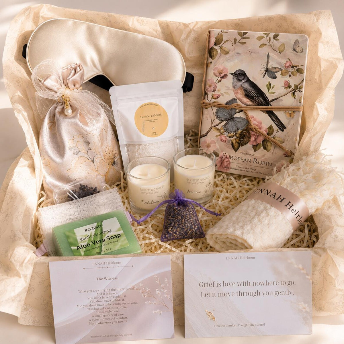 The Witness Sympathy Gift Box- Bereavement Care Package for Her