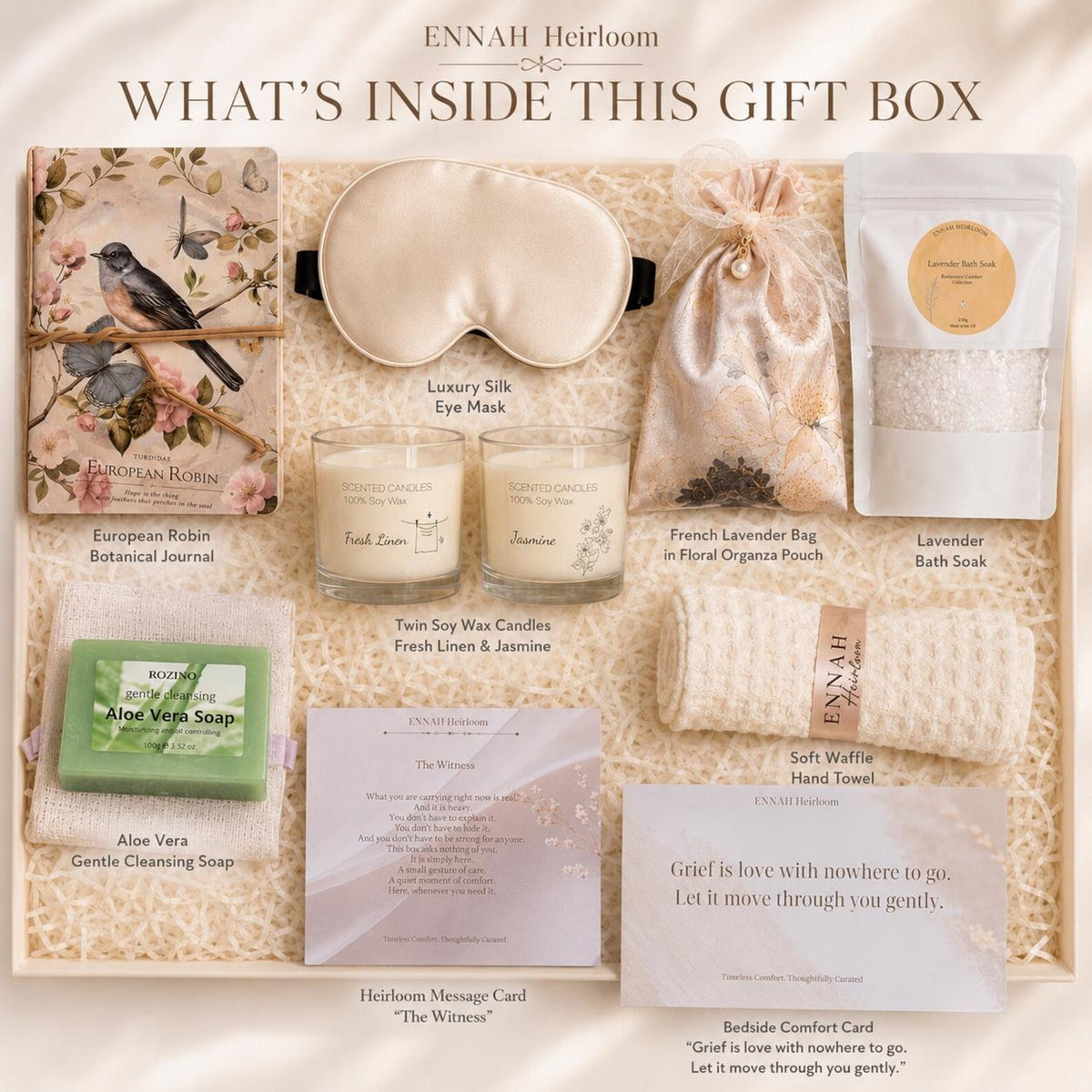 The Witness Sympathy Gift Box- Bereavement Care Package for Her