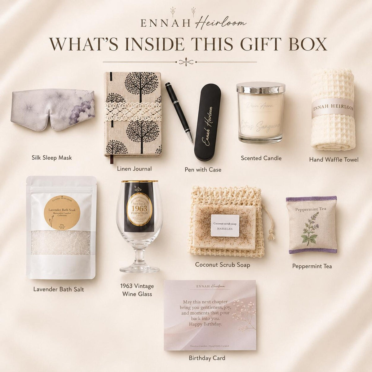 A New Chapter – 1963 Luxury 63rd Birthday Gift Box for Her