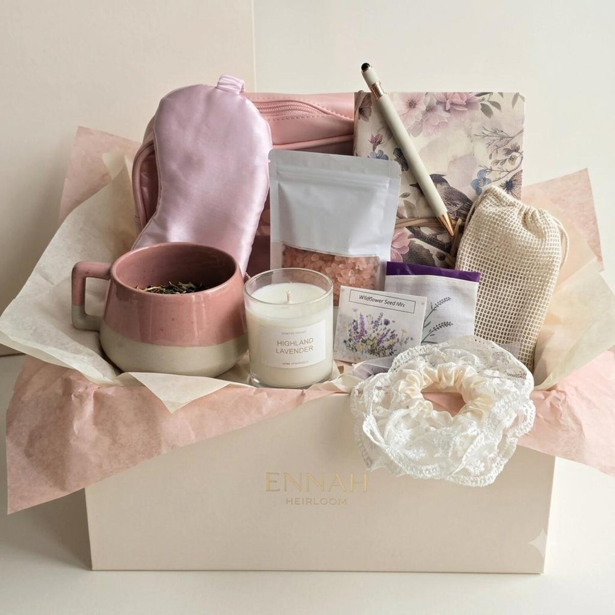 Blush Retreat Luxury Self-Care Gift Box – Birthday Gift for Her