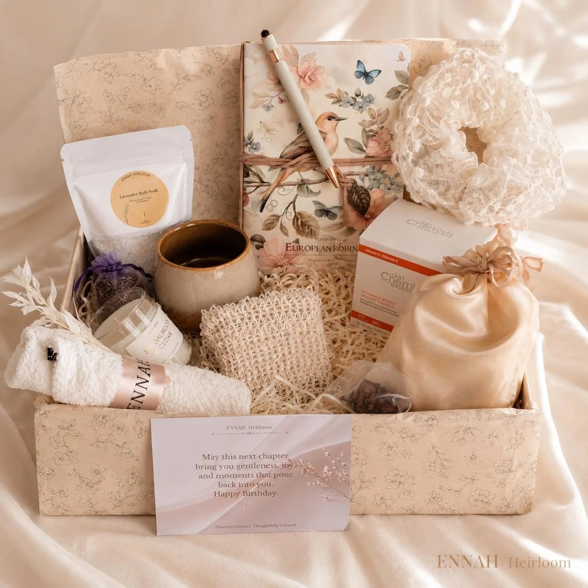 A New Chapter Birthday Gift Box – Luxury Self-Care Gift for Her