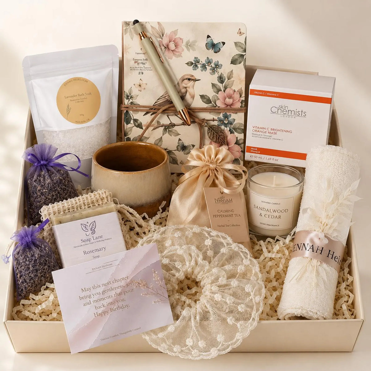 A New Chapter Birthday Gift Box – Luxury Self-Care Gift for Her