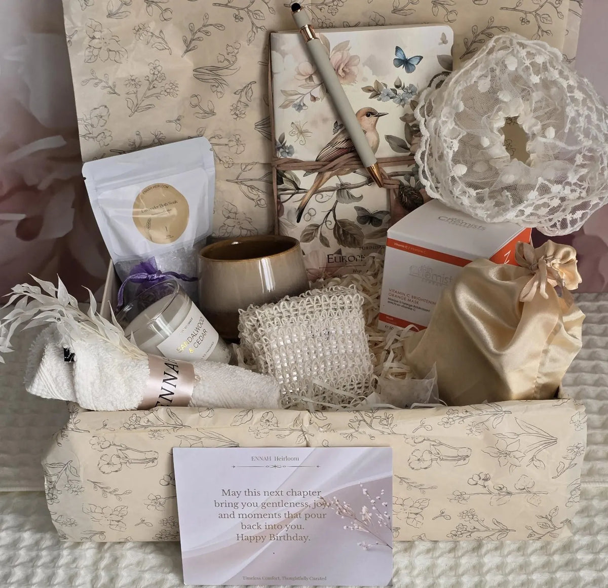 A New Chapter Birthday Gift Box – Luxury Self-Care Gift for Her