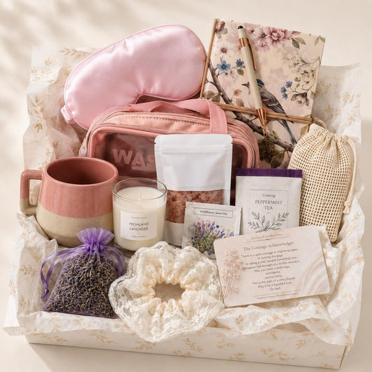 Blush Retreat Luxury Self-Care Gift Box – Birthday Gift for Her