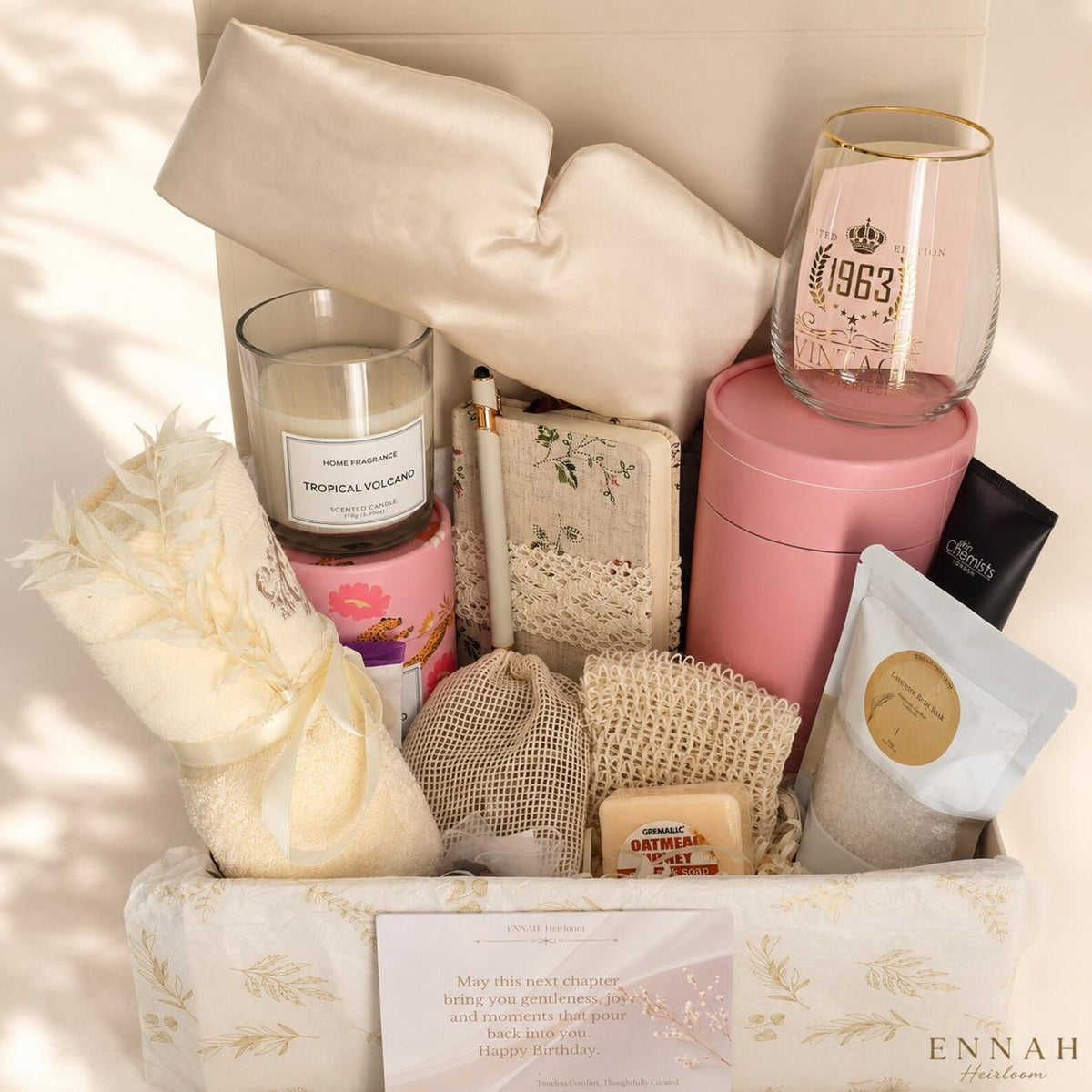 1963 Vintage Edition Birthday Gift Box – Luxury Pamper Gift for Her