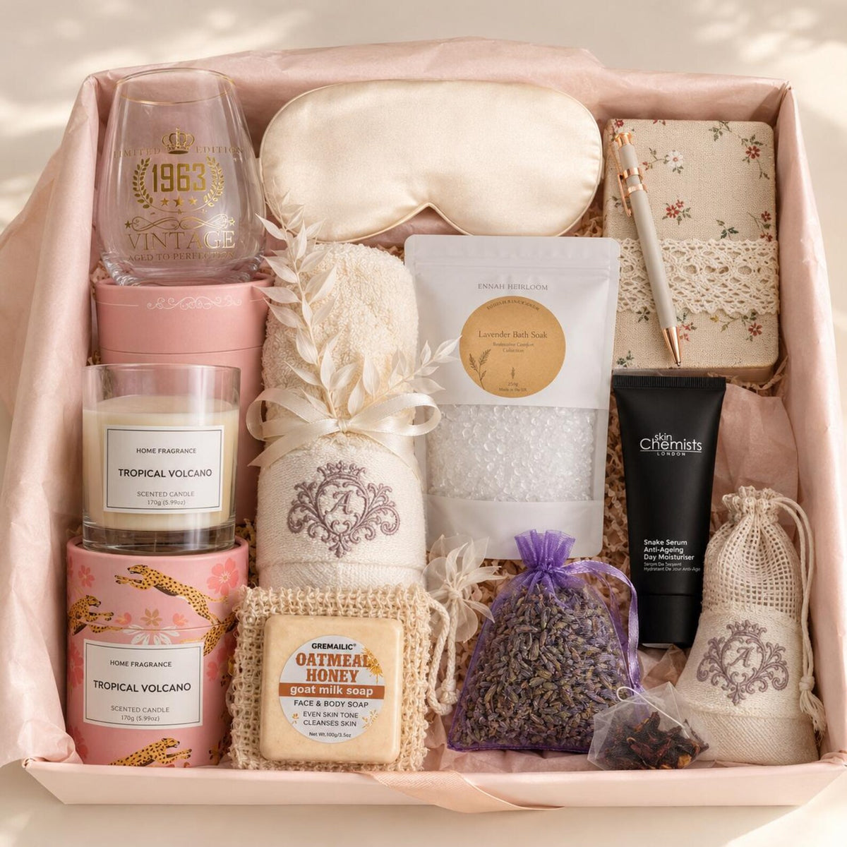 1963 Vintage Edition Birthday Gift Box – Luxury Pamper Gift for Her