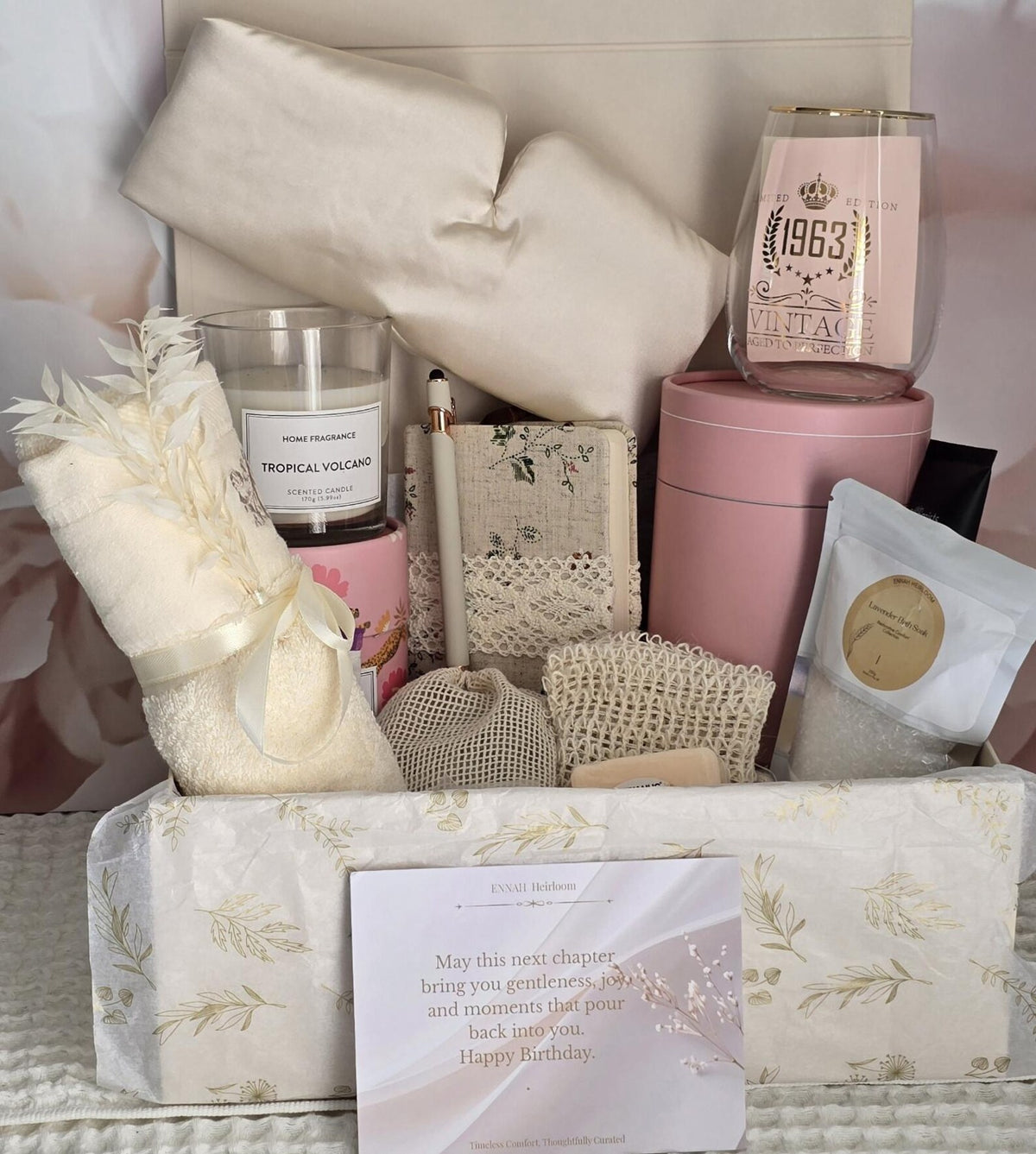 1963 Vintage Edition Birthday Gift Box – Luxury Pamper Gift for Her