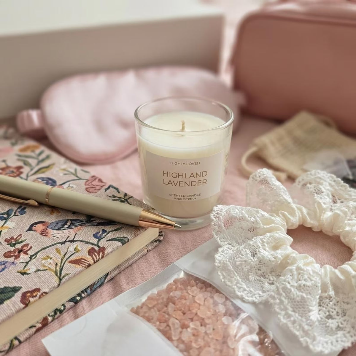 Blush Retreat Luxury Self-Care Gift Box – Birthday Gift for Her