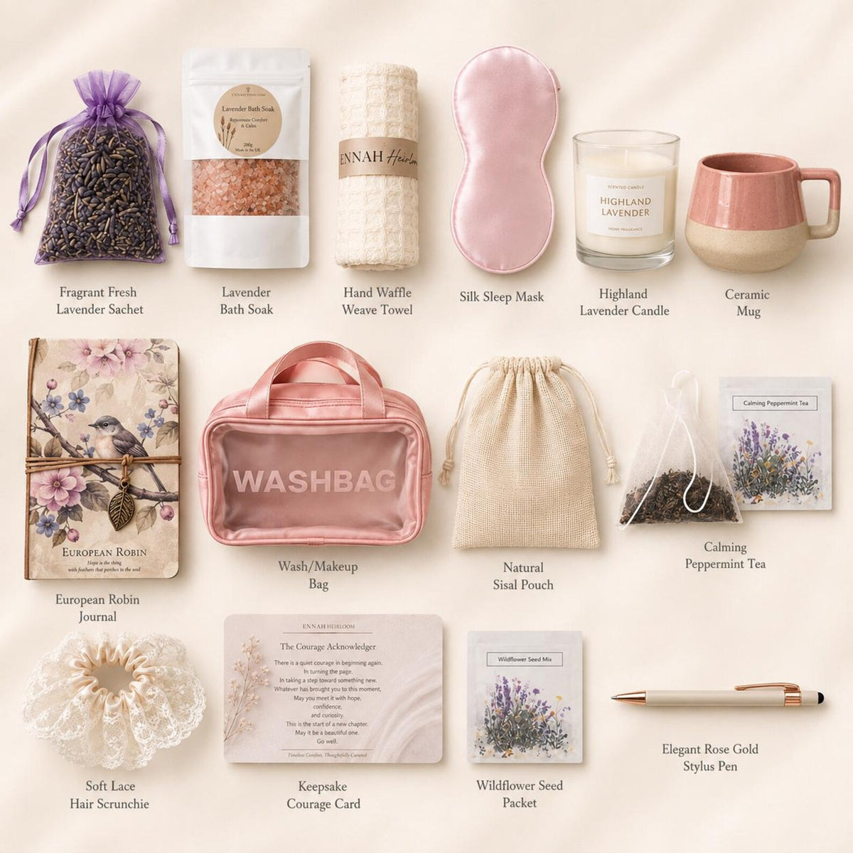 Blush Retreat Luxury Self-Care Gift Box – Birthday Gift for Her