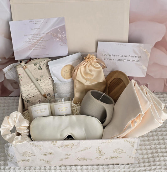 Soft Landing Bedside Comfort Gift Box – Luxury Sympathy Gift for Her