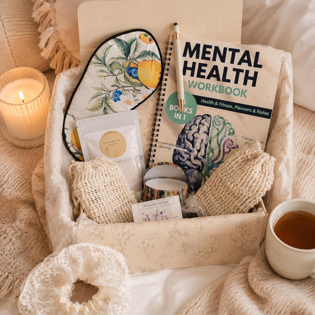 Mindful Moments Thinking of You Gift Box – Mental Wellness Gift for Her