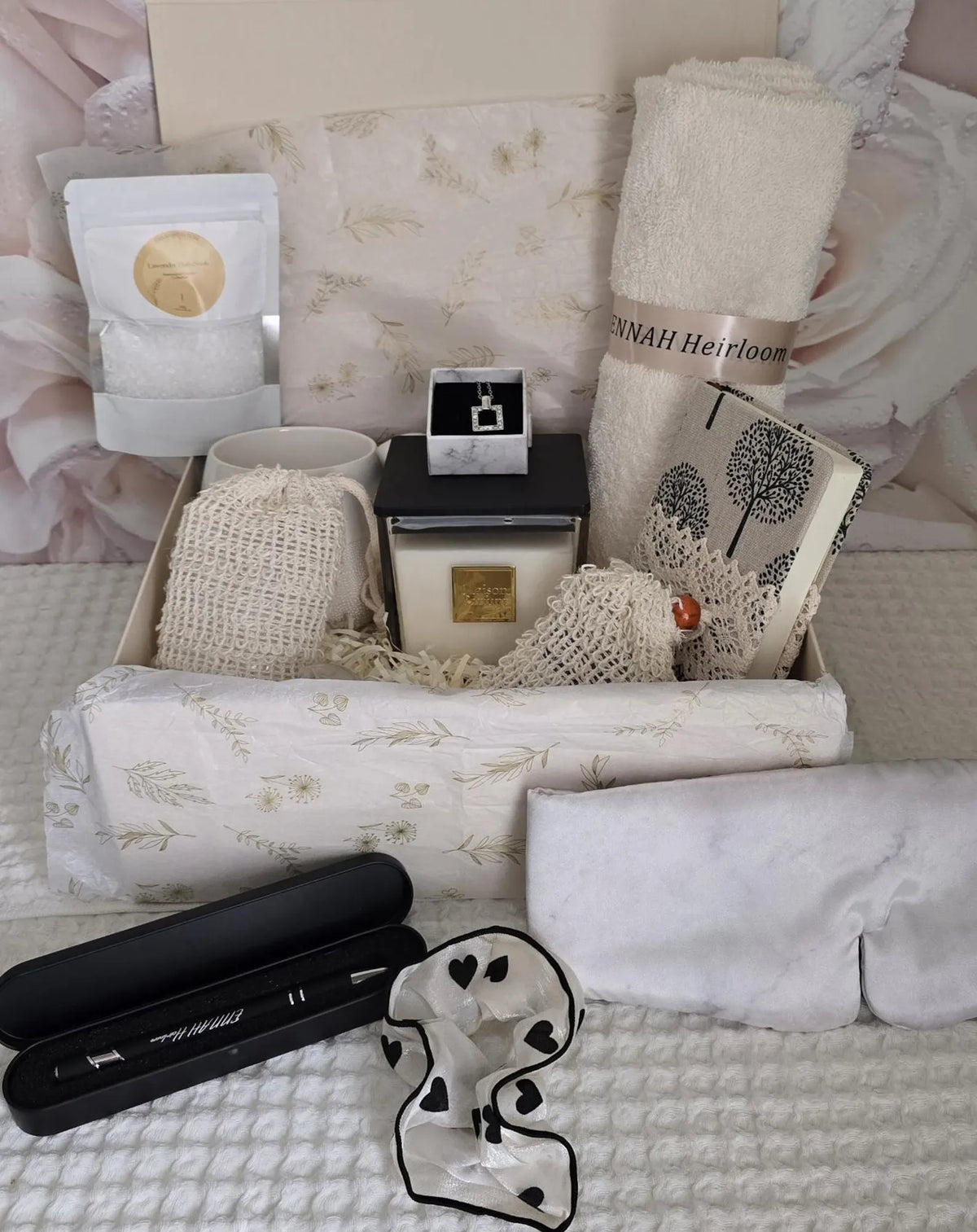 Quiet Elegance Thinking of You Gift Box – Necklace & Self-Care Gift for Her