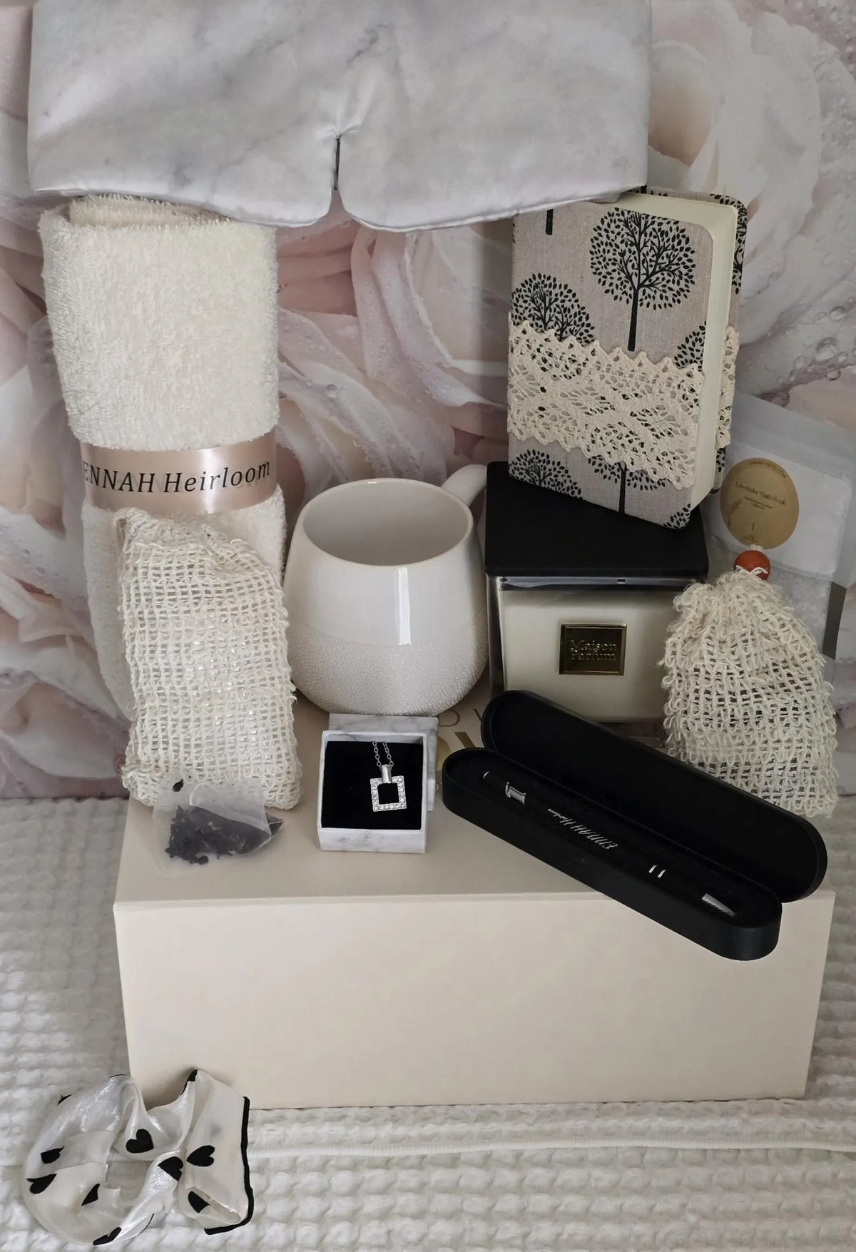 Quiet Elegance Thinking of You Gift Box – Necklace & Self-Care Gift for Her