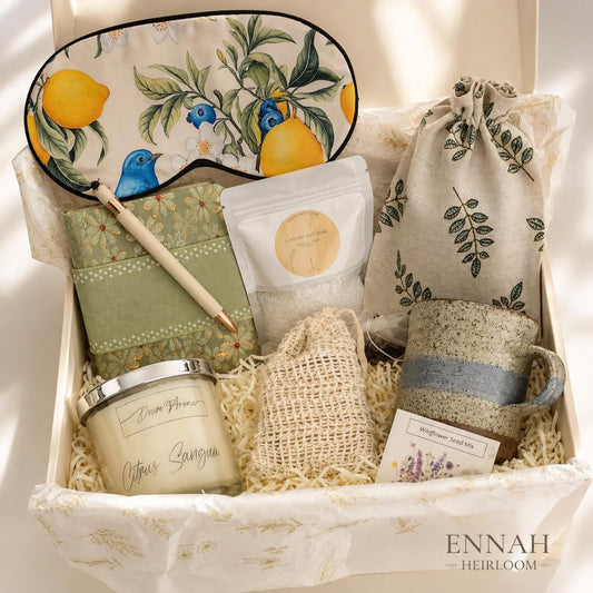 Citrus Calm Thinking of You Gift Box – Luxury Self-Care Gift for Her