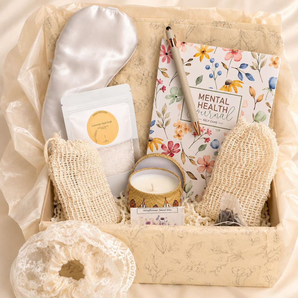 Mindful Moments Thinking of You Gift Box – Mental Wellness Gift for Her