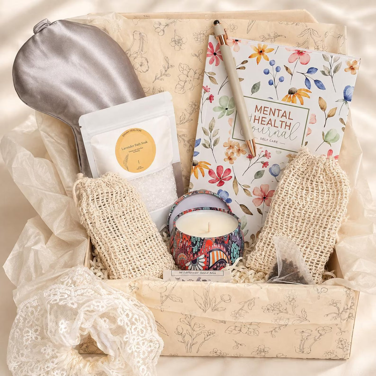 Mindful Moments Thinking of You Gift Box – Mental Wellness Gift for Her