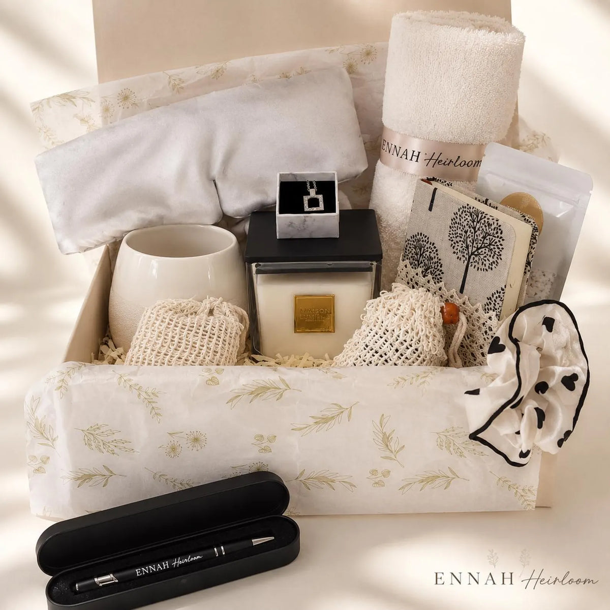 Quiet Elegance Thinking of You Gift Box – Necklace & Self-Care Gift for Her