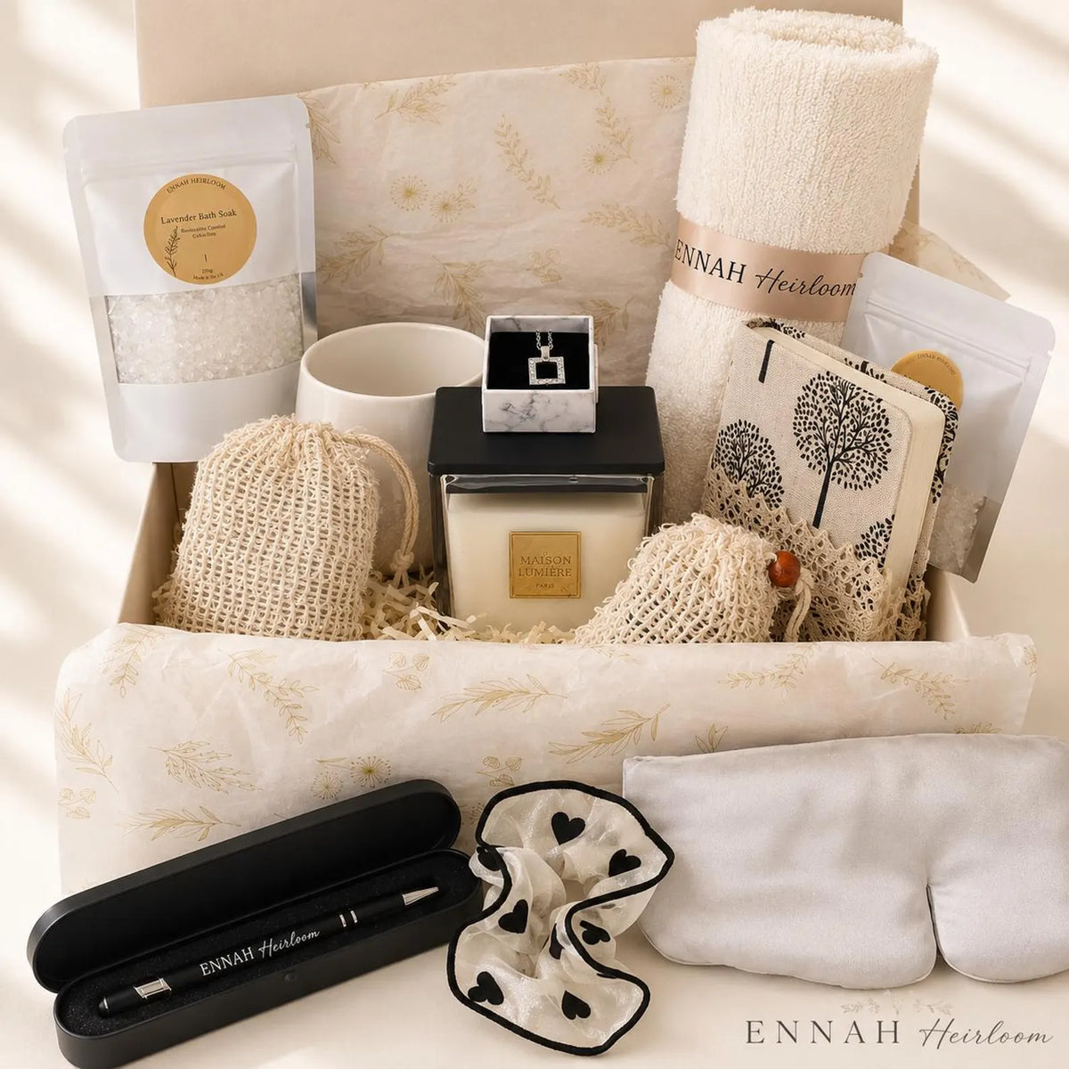 Quiet Elegance Thinking of You Gift Box – Necklace & Self-Care Gift for Her