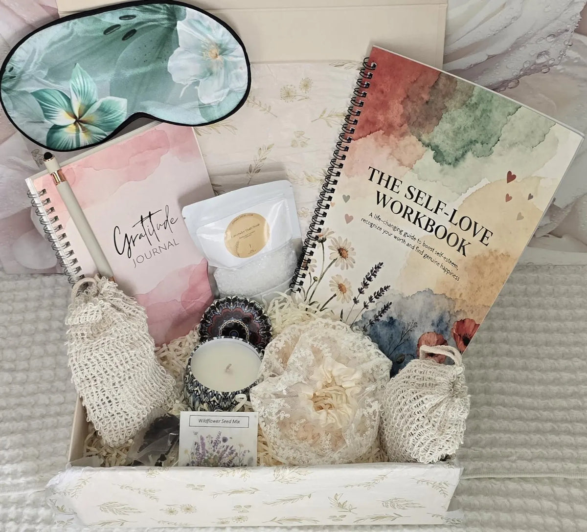 Inner Bloom Self-Love Gift Box – Gratitude Journal & Wellness Gift for Her